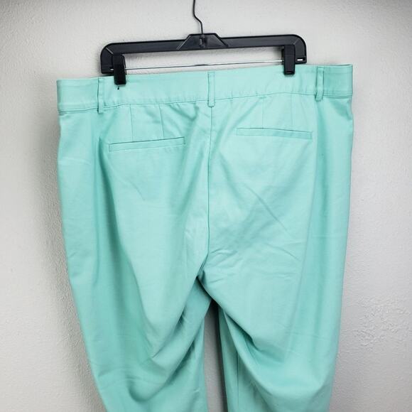 Lane Bryant Modernist Collection Seaform cropped stretchy waist band pant size20 - Picture 8 of 10